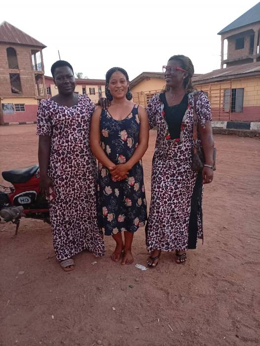 Foundation members during a community visit